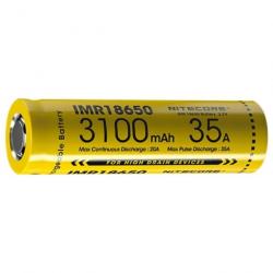 Batterie Nitecore IMR18350 - 3100 mAh