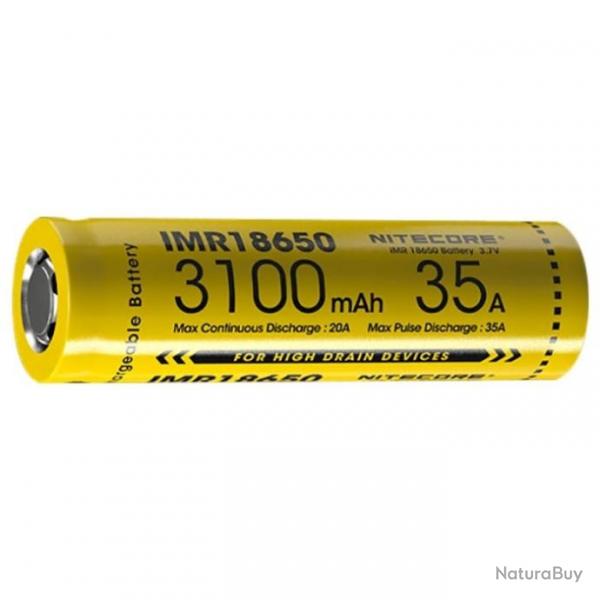 Batterie Nitecore IMR18350 - 3100 mAh