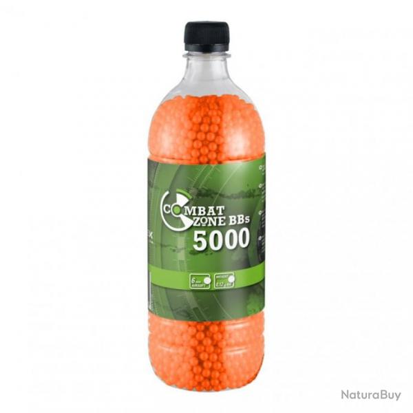 Billes en bouteille Combat zone - Orange / 0.12 g / 5000 bbs