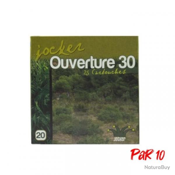 Bote de 25 Cartouches Jocker Ouverture BG Cal. 20 70 16 Par 10 30 gr