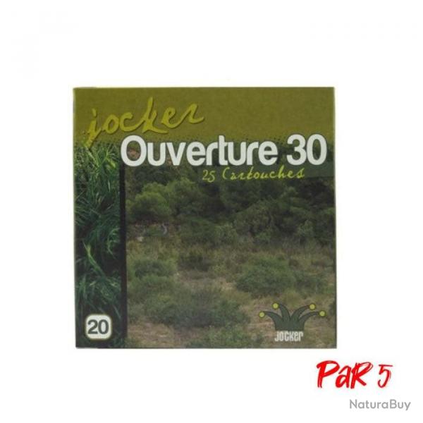 Bote de 25 Cartouches Jocker Ouverture BG - Cal. 20/70/16 - 5 / Par 5 / 30 gr