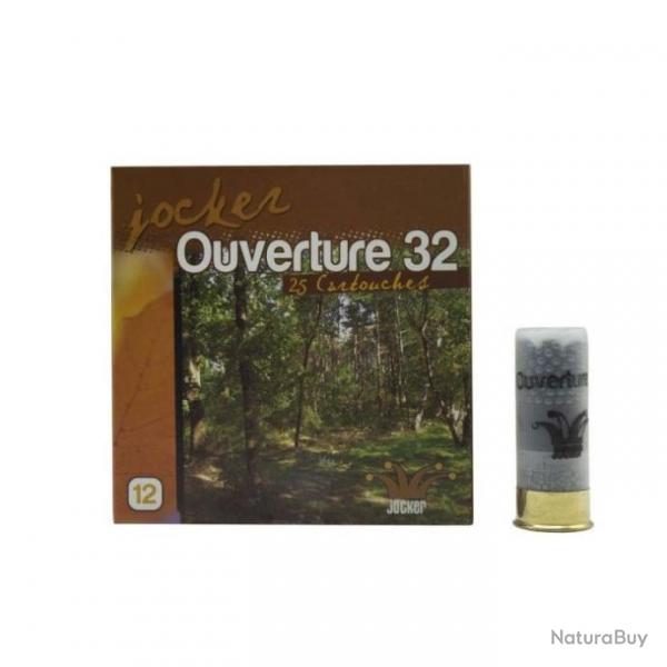 Bote de 25 Cartouches Jocker Ouverture 32 BG  - Cal. 12/67/16 - 8 / Par 1