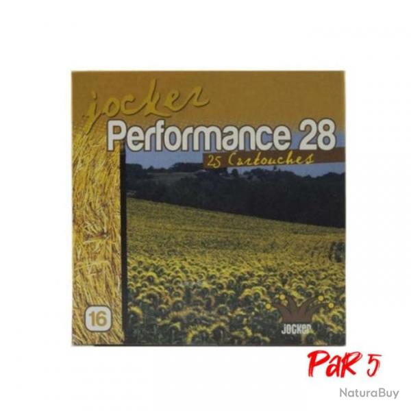 Bote de 25 Cartouches Jocker Performance 28 BJ Par 5 16 67