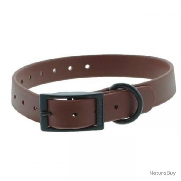 Collier pvc CaniHunt Ctech - Marron / 60 cm / 25 mm