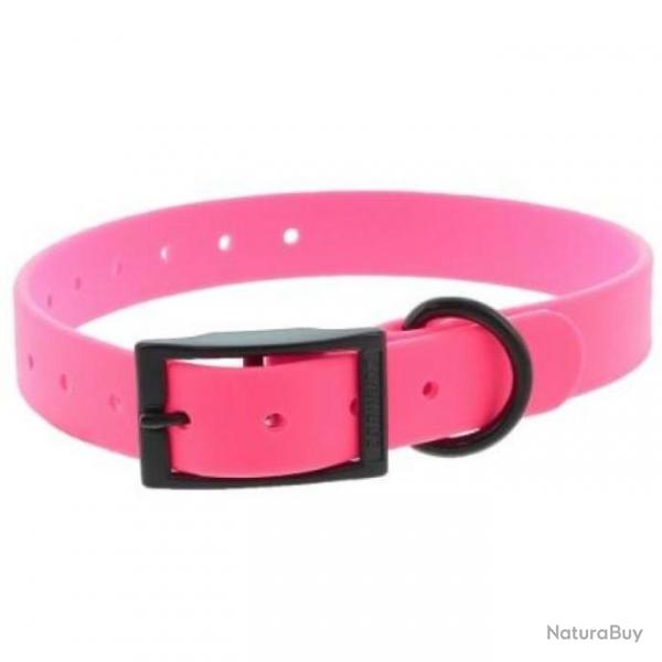 Collier pvc CaniHunt Ctech - Rose / 60 cm / 25 mm