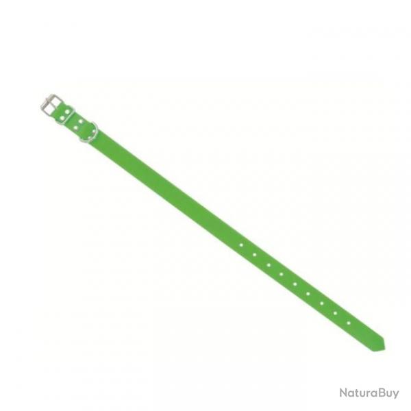 Collier pvc Fuzyon 2 boucles - 40 x 2,5 cm / Vert fluo