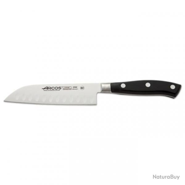 Couteau Arcos Riviera - Santoku - Noir / 140 mm