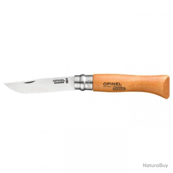 Couteau de poche Opinel Tradition Carbone - N8 / 19,5 cm