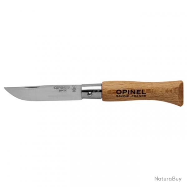 Couteau de poche Opinel Tradition Inox - N4 / 11,7 cm