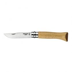 Couteau de poche Opinel Tradition Lx Inox - N°6 / 7 cm / Chêne