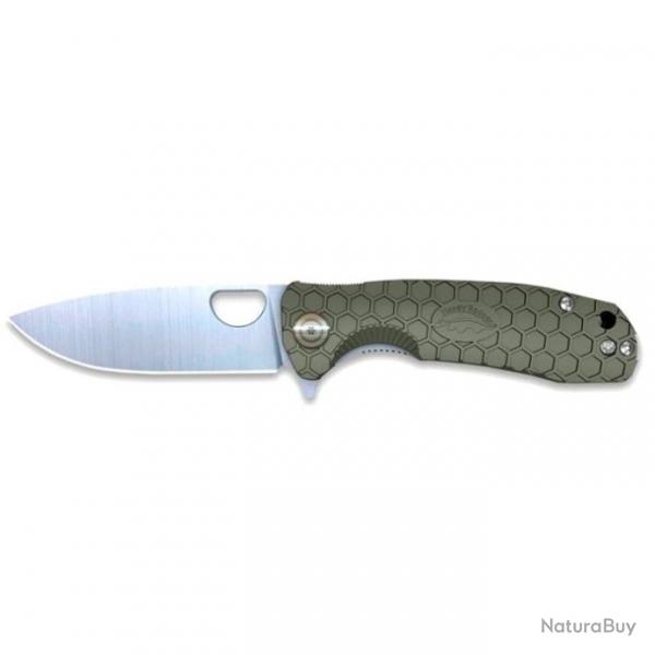 Couteau Honey Badger Flipper - 71 mm / Vert