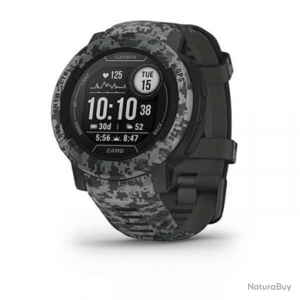 Montre GPS multifonctions Garmin Instinct 2 Graphite - Camo