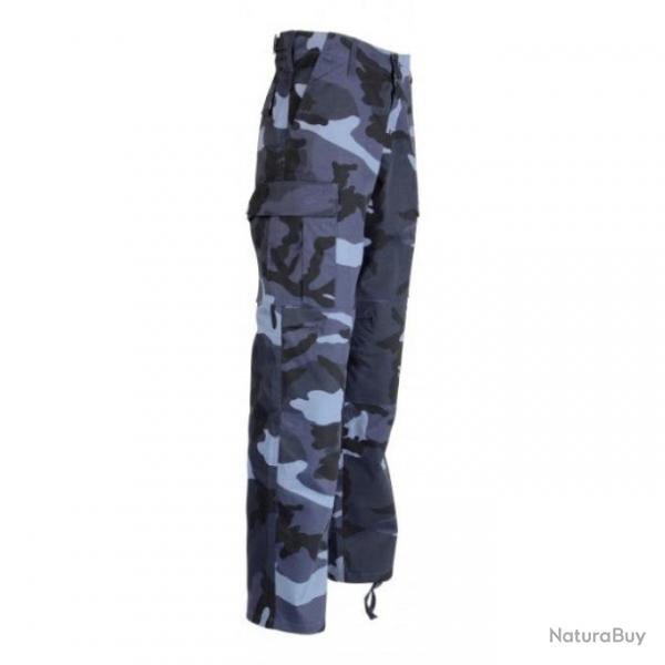 Pantalon Percussion BDU - Camo/Bleu / 36