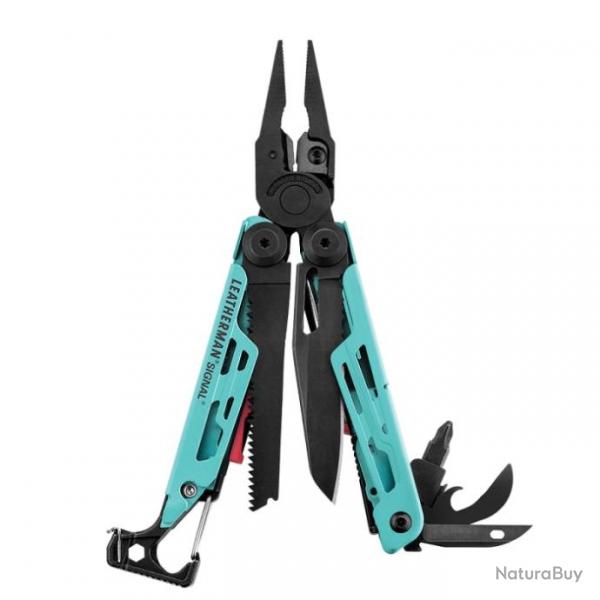 Pince multifonctions Leatherman Signal - Vert aqua