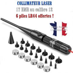 Collimateur Laser Bore Sighter du calibre 17 à 12 avec cone - Envoi rapide depuis la France
