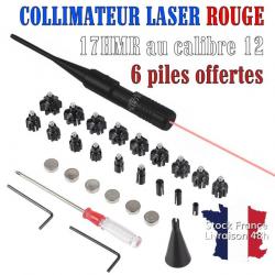 Collimateur Laser Bore Sighter du calibre 17 à 12 avec cone - Envoi rapide depuis la France