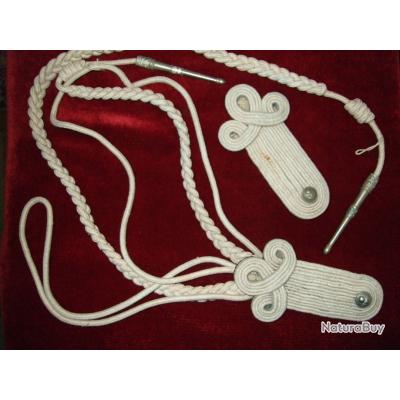 Epaulettes et Fourragère de la Gendarmerie Nationale .Mod 1905 ./ 21 ...