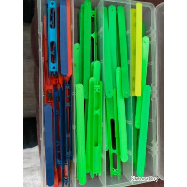 Vend lot porte ligne pche au coup avec bote