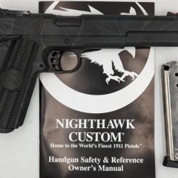 PISTOLET NIGHTHAWK CUSTOM 1911 HEINIE LONGSLIDE 6 pouces 45 ACP CERAKOTE