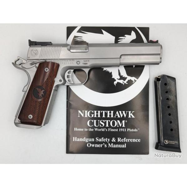 PISTOLET NIGHTHAWK CUSTOM HEINIE LONGSLIDE INOX 45 ACP