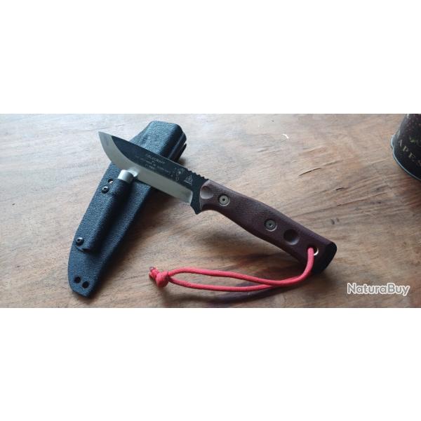 TOPS BOB fieldcraft lame en acier carbone manche G10