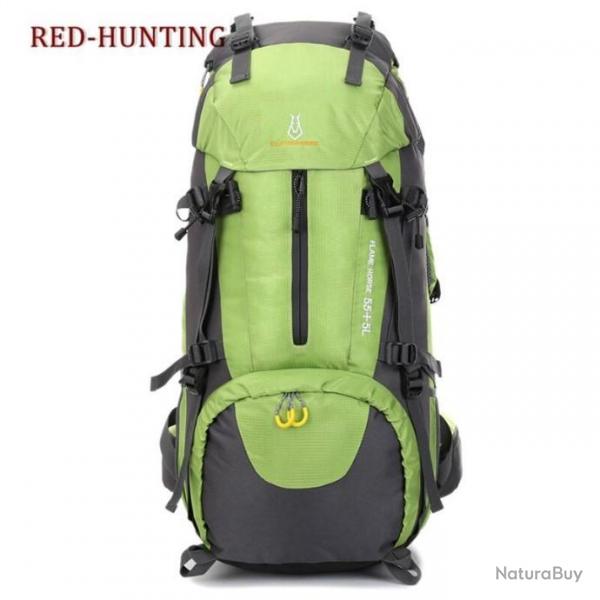 Sac a Dos TREKKING 60L Couleur VERT