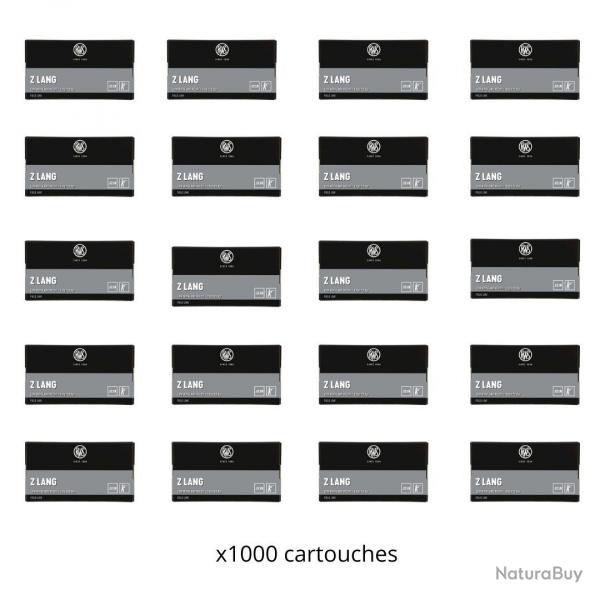 Cartouches RWS cal.22lr z lang 29gr 1.9g par 1000