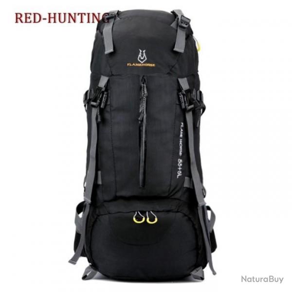 Sac a Dos TREKKING 60L Couleur NOIR