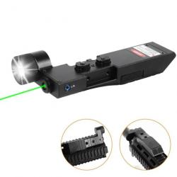 AirsoftPeak Combo Pointeur Laser Vert + Lampe Paiement en 3 ou 4 fois -  LIVRAISON GRATUITE !!
