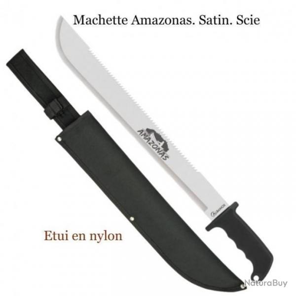 ***Machette Amazonas. Satin. Scie m