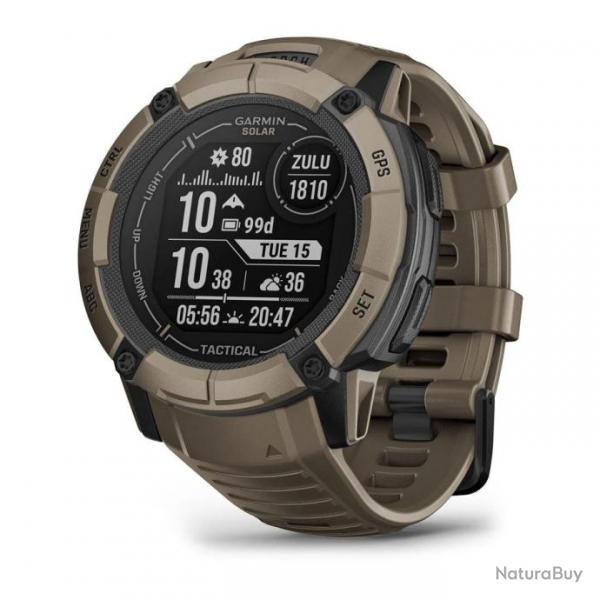 Montre connecte INSTINCT 2X SOLAR TACTICAL Garmin Coyote