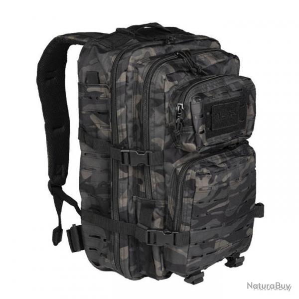 Sac  dos US ASSAULT LASER CUT 36L Mil-Tec Camo sombre 36 L