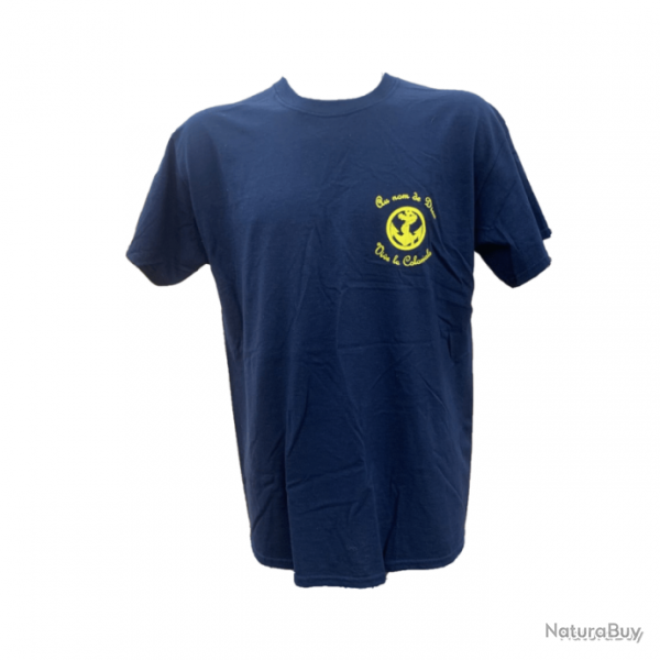 T shirt imprim TROUPES DE MARINE MNSP Bleu