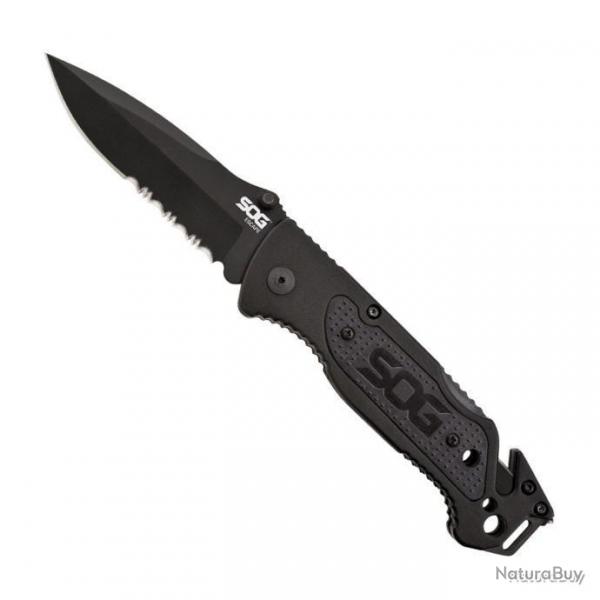 Couteau pliant ESCAPE BLACK SOG Noir