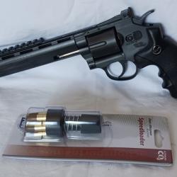 Revolver noir Dan Wesson 8 pouces