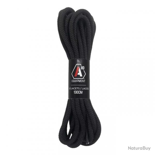 Paire de lacets SCU-ONE 130 cm noir