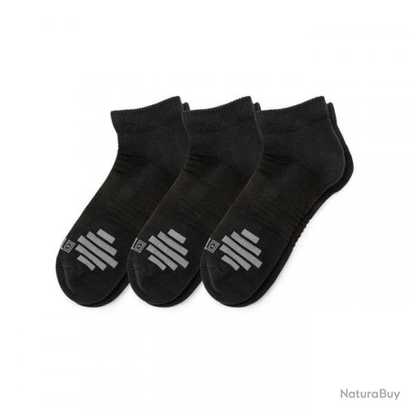 5.11 Chaussettes PT-R Plus Ankle (3 paires) Noir S