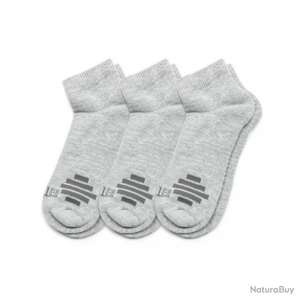 5.11 Chaussettes PT-R Plus Ankle (3 paires) S Gris