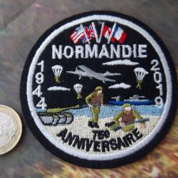 écusson collection militaire Normandie 1944 75 ème anniversaire débarquement