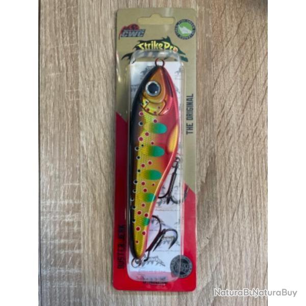 POISSON NAGEUR BUSTER JERK 15CMS 75G FIRE TROUT