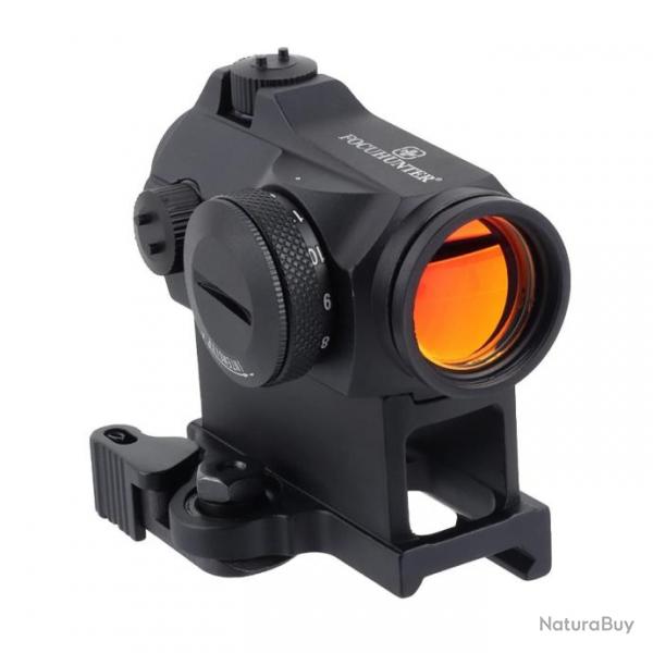 Point Rouge Red Dot Tactique Reflex Rouge FOCUHUNTER 11 Luminosit Attache Rapide 20mm pour Chasse