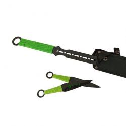 MACHETTE + DEUX KUNAI ZOMBIE