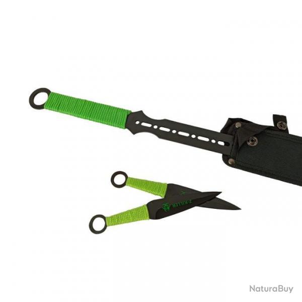MACHETTE + DEUX KUNAI ZOMBIE