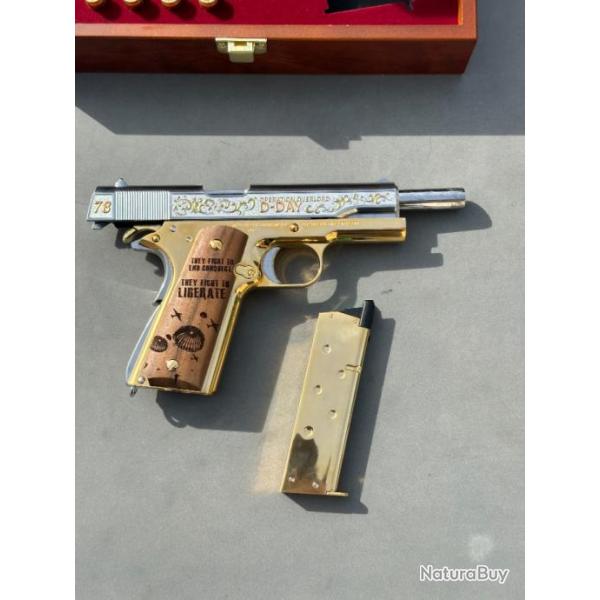 Airsoft G&G 1911 Dday Limited Edition Gaz Commemoratif 6 juin 44