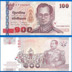 Thailande 100 Baht 2005 Signature 18 Billet Bath
