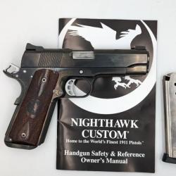 PISTOLET NIGHTHAWK CUSTOM TALON 4,25 POUCES 45 ACP