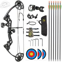 TOPOINT KIT ARC A POULIES JUNIOR M3 Droitier CAMOUFLE