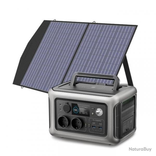 Station d'Alimentation Portable avec Option Panneau Solaire 100W Batterie 299Wh - LIVRAISON OFFERTE