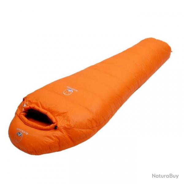 Sac de Couchage Thermique Hiver en Duvet D'oie Blanc - Camping