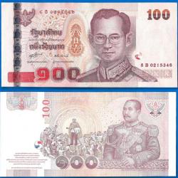 Thailande 100 Baht 2005 Billet Neuf Bath Asie